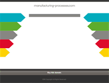 Tablet Screenshot of manufacturing-processes.com